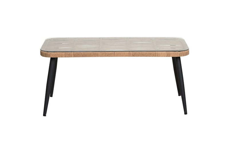 Soffgrupp Beliani Corinth Ii Natural||Grey||Black||Beige - Havemøbler - Loungemøbler - Sofagrupper udendørs