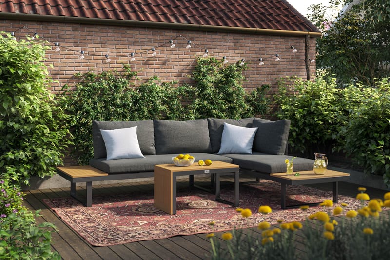 Sonia Sofagruppe 4-personers - Grå - Have - Udendørs miljø - Altan & terrasse - Altanmøbler