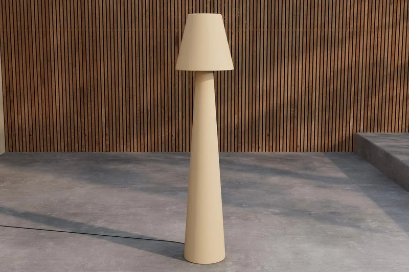 Stratford gulvlampe udendørs, Beige