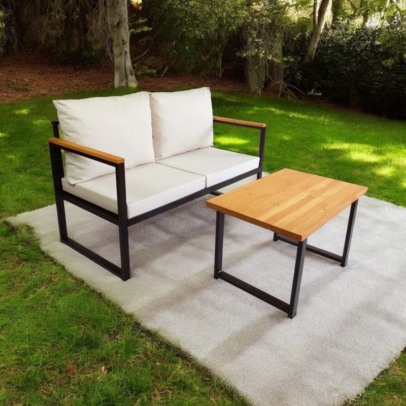 Sylros 2-personers Sofagruppe Udendørs - Beige - Have - Udendørs miljø - Altan & terrasse - Altanmøbler