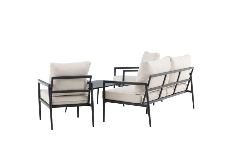Taromina Sofagruppe Udendørs 4-personers - Sort/Beige - Have - Udendørs miljø - Altan & terrasse - Altanmøbler