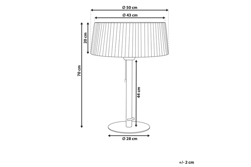 Terrassevarmer Olleria - Sort - Have - Udendørs miljø - Altan & terrasse - Altanvarmer