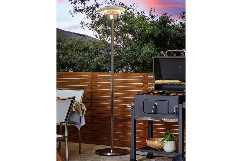 Terrassvärmare Beliani Askja Silver - Have - Udendørs miljø - Altan & terrasse - Altanvarmer