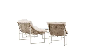 Tina Sofagruppe Udendørs 4-personers - Beige - Havemøbler - Loungemøbler - Sofagrupper udendørs