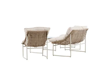 Tina Sofagruppe Udendørs 4-personers - Beige - Havemøbler - Loungemøbler - Sofagrupper udendørs