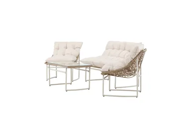 Tina Sofagruppe Udendørs 4-personers - Beige - Havemøbler - Loungemøbler - Sofagrupper udendørs