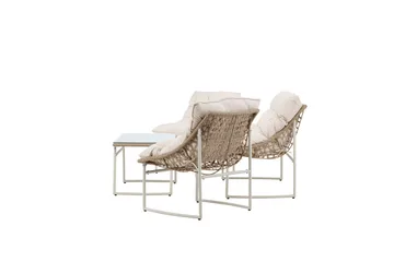 Tina Sofagruppe Udendørs 4-personers - Beige - Havemøbler - Loungemøbler - Sofagrupper udendørs
