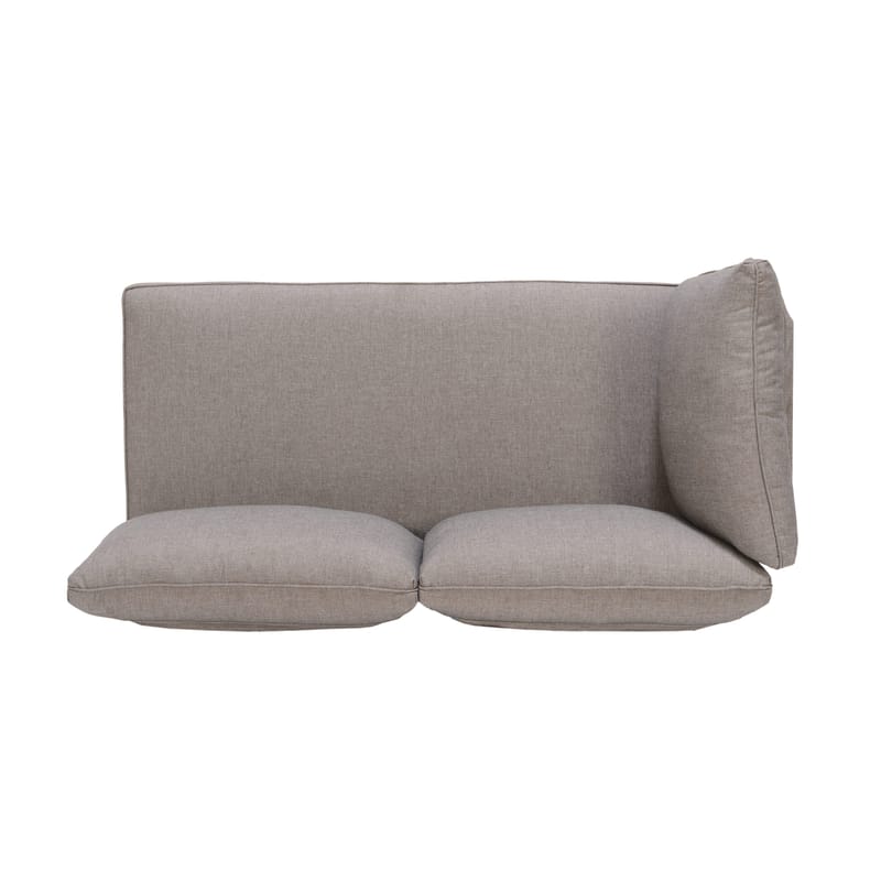 TOPAZ Loungegruppe 6-personers sofa + sofabord 73 cm - Magnesiumgrå - Have - Udendørs miljø - Altan & terrasse - Altanmøbler