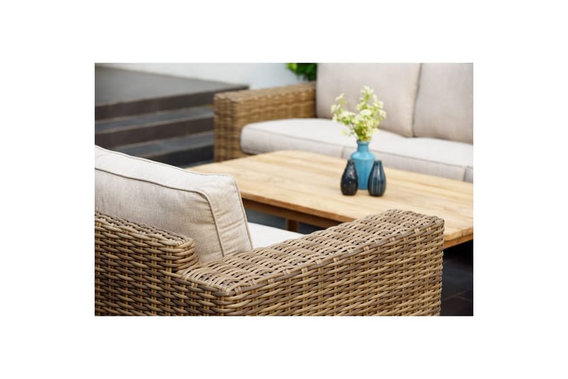 Udendørs møbelgruppe Lifestyle Garden Bahamas 2 x 3-personers & sofabord 110 - Have - Udendørs miljø - Altan & terrasse - Altanmøbler