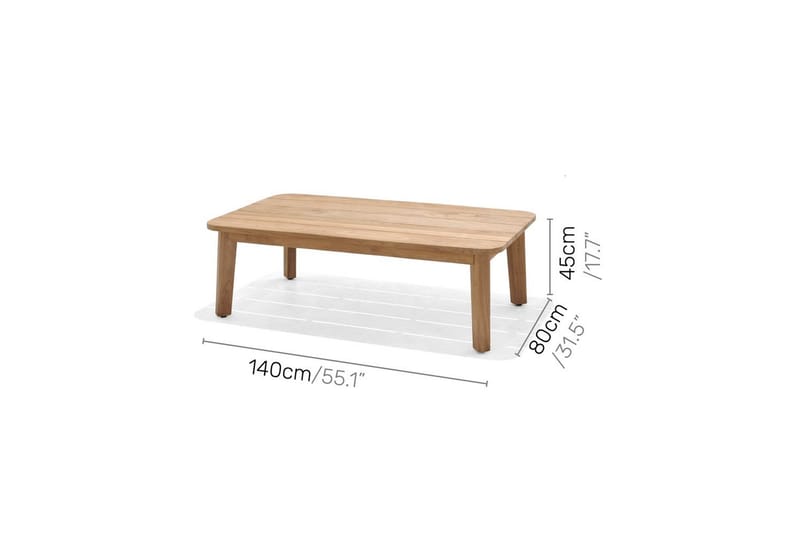 Udendørs møbelgruppe Lifestyle Garden Bahamas 2 x lænestol & 3-personers & sofabord 140 - Have - Udendørs miljø - Altan & terrasse - Altanmøbler