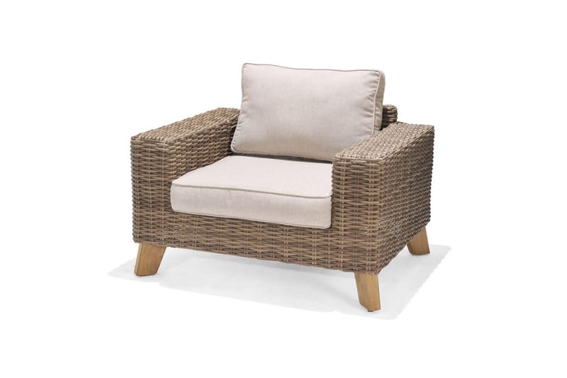 Udendørs møbelgruppe Lifestyle Garden Bahamas 2 x lænestol & 3-personers & sofabord 140 - Have - Udendørs miljø - Altan & terrasse - Altanmøbler