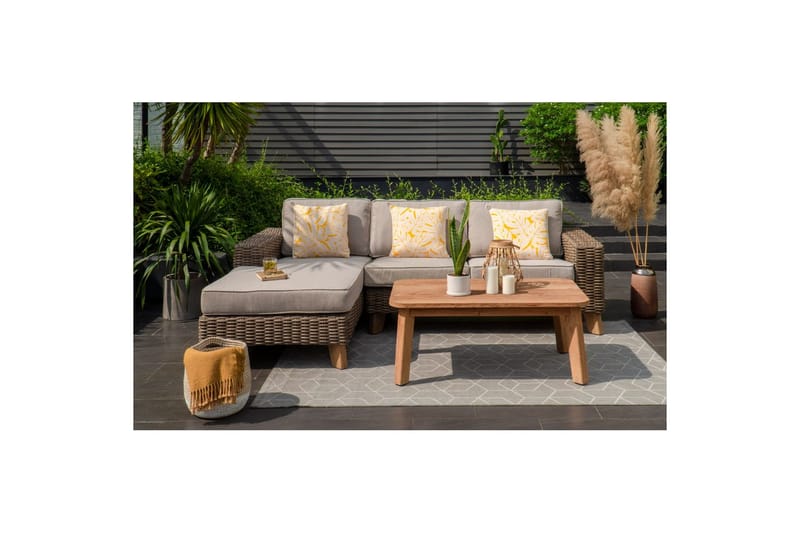 Udendørs møbelgruppe Lifestyle Garden Bahamas 2-personers & chaiselong højre sofabord 110 - Have - Udendørs miljø - Altan & terrasse - Altanmøbler