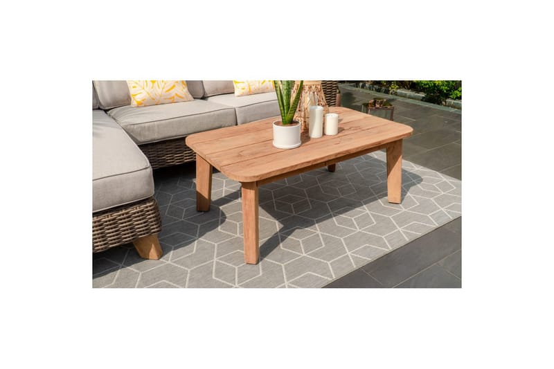 Udendørs møbelgruppe Lifestyle Garden Bahamas 2-personers & chaiselong højre sofabord 110 - Have - Udendørs miljø - Altan & terrasse - Altanmøbler
