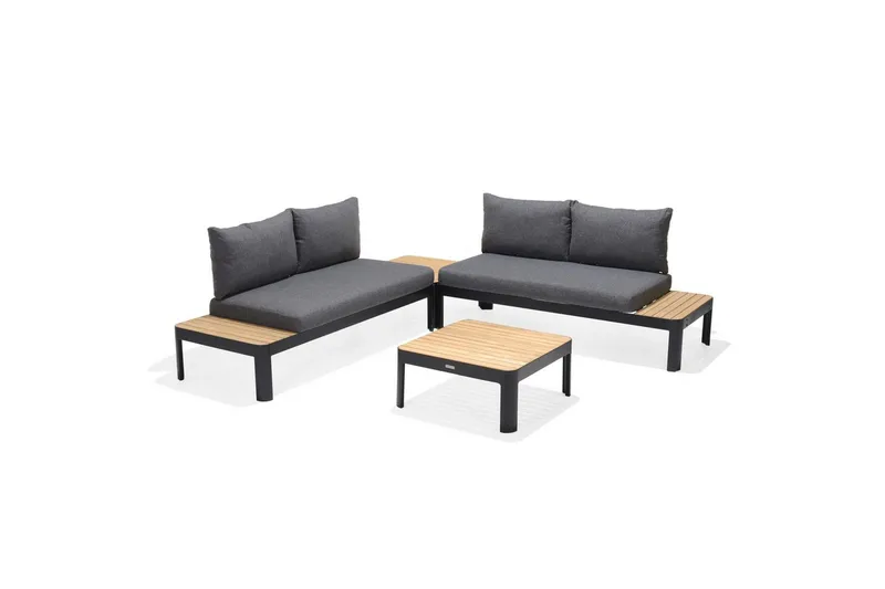 Udendørs møbelgruppe Lifestyle Garden Portals 2x 2-personers modulsofa & 2x sofabord, undefined