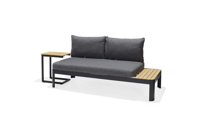 Udendørs møbelgruppe Lifestyle Garden Portals 2-personers modulsofa & C-form sidebord - Have - Udendørs miljø - Altan & terrasse - Altanmøbler