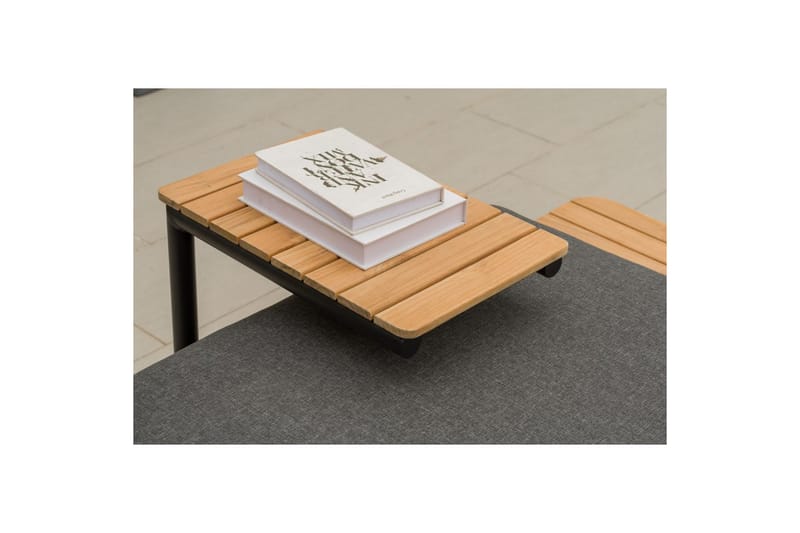 Udendørs møbelgruppe Lifestyle Garden Portals 2-personers modulsofa & C-form sidebord - Have - Udendørs miljø - Altan & terrasse - Altanmøbler