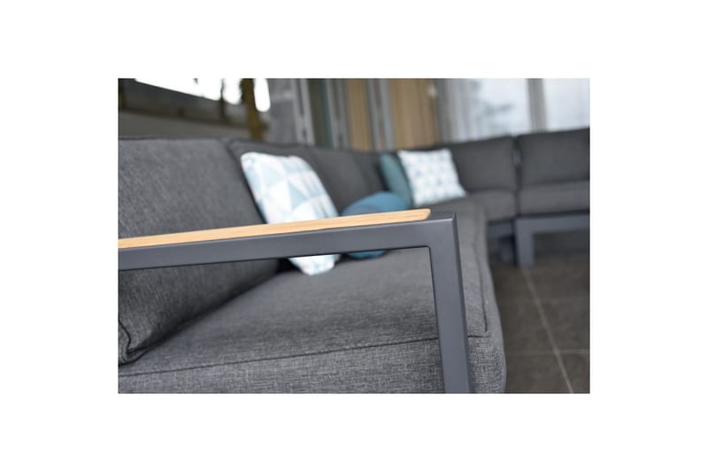 Udendørs møbelgruppe Lifestyle Garden PALAU 2-sæders højre & venstre + 2x hjørnesofa stol + 2x sidestol + sofabord 100 cm - Have - Udendørs miljø - Altan & terrasse - Altanmøbler