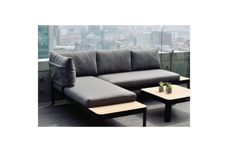 Udendørs møbelgruppe Lifestyle Garden Portals 2x 2-personers modulsofa & 2x sofabord - Have - Udendørs miljø - Altan & terrasse - Altanmøbler