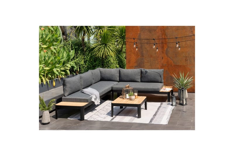 Udendørs møbelgruppe Lifestyle Garden Portals 2-sæde & 3-sæde modulsofa & sofabord - Have - Udendørs miljø - Altan & terrasse - Altanmøbler