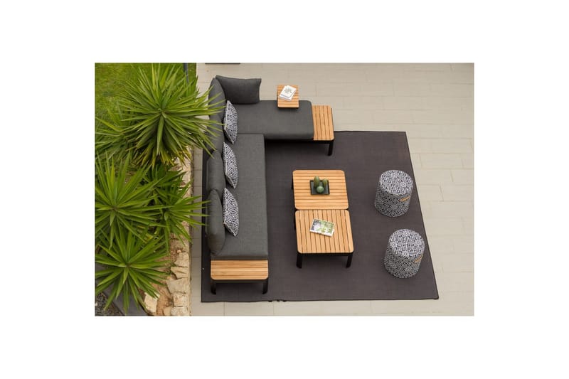 Udendørs møbelgruppe Lifestyle Garden Portals 2-sæde & 3-sæde modulsofa & sofabord - Have - Udendørs miljø - Altan & terrasse - Altanmøbler