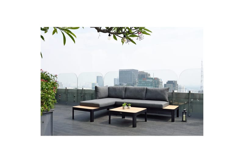 Udendørs møbelgruppe Lifestyle Garden Portals 2x 2-personers modulsofa & sofabord - Have - Udendørs miljø - Altan & terrasse - Altanmøbler