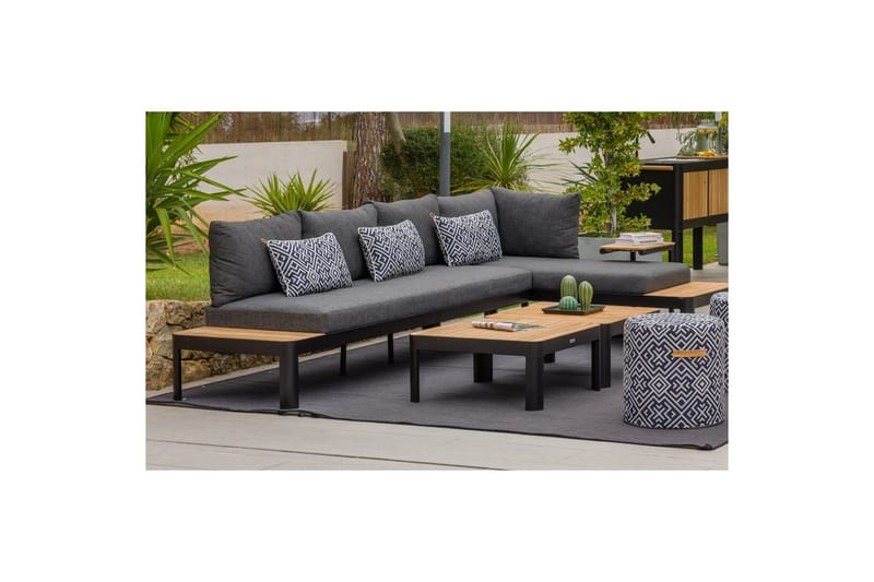 Udendørs møbelgruppe Lifestyle Garden Portals 2-sæde & 3-sæde modulsofa & sofabord - Have - Udendørs miljø - Altan & terrasse - Altanmøbler