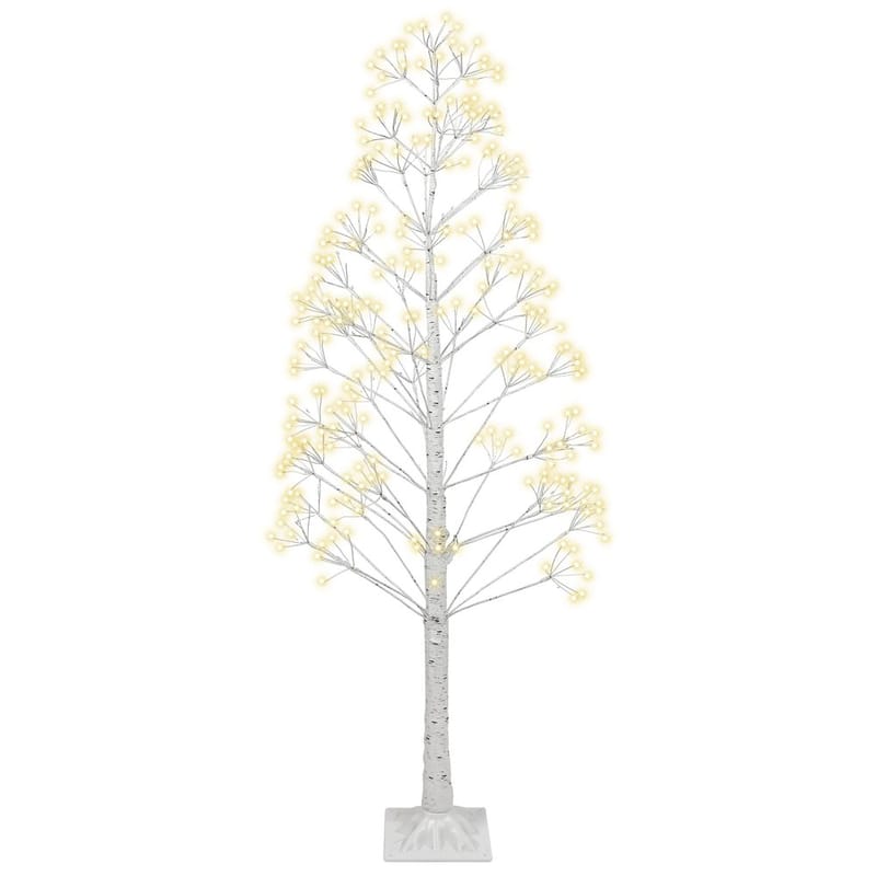 Udendørsdekoration Albioni, Hvid/45x45x180 cm