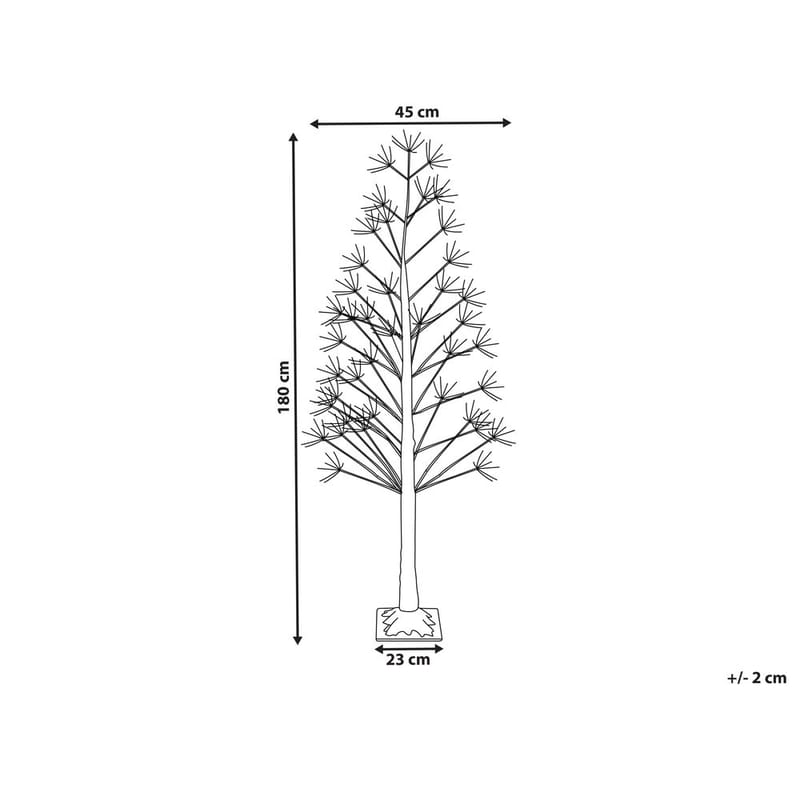 Udendørsdekoration Albioni - Hvid/45x45x180 cm - Have - Udendørs miljø - Altan & terrasse - Altanbelysning