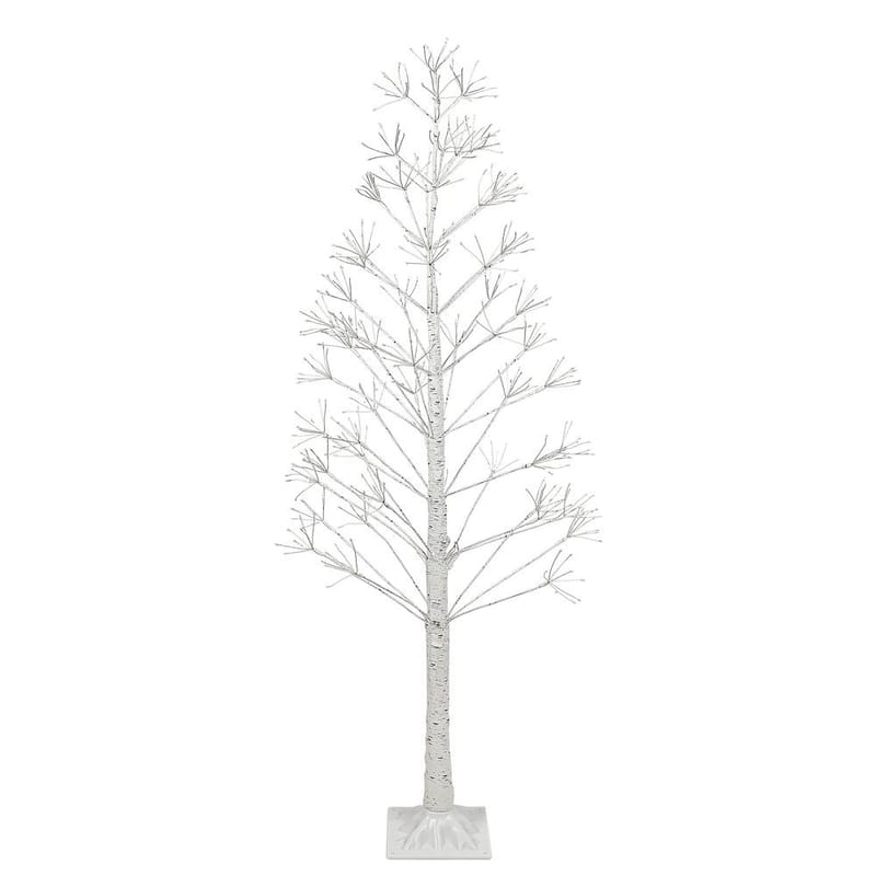 Udendørsdekoration Albioni - Hvid/45x45x180 cm - Belysning - Julebelysning - Julelys udendørs