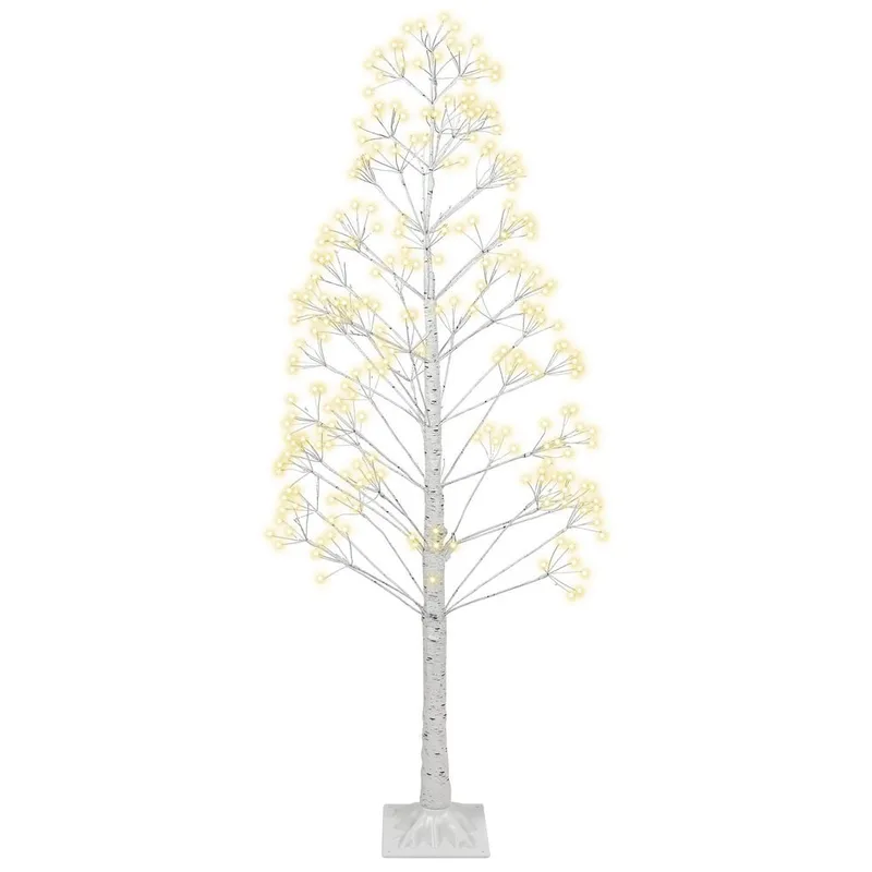 Udendørsdekoration Albioni, Hvid/45x45x180 cm