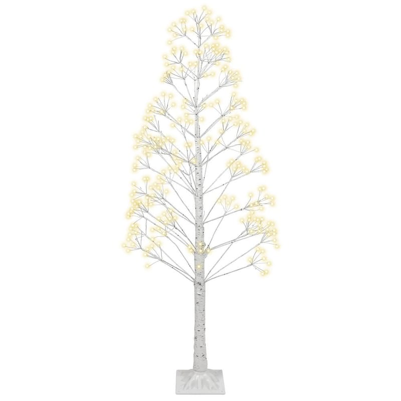 Udendørsdekoration Albioni, Hvid/45x45x180 cm