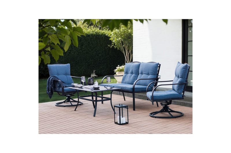 Udendørsgruppe Mestrino - Blå, Sort - Have - Udendørs miljø - Altan & terrasse - Altanmøbler