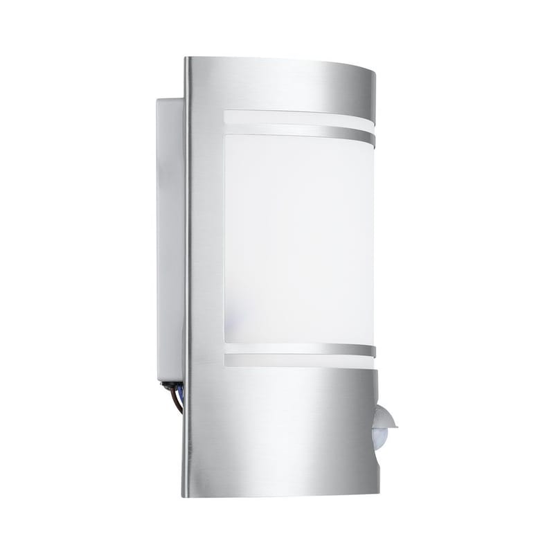 Udvendig væglampe Cerno med sensor - Rustfrit Stål - Have - Udendørs miljø - Entré - Entrébelysning