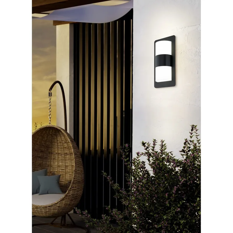 Udvendig væglampe Cistierna - Antracit/Hvid - Have - Udendørs miljø - Entré - Entrébelysning