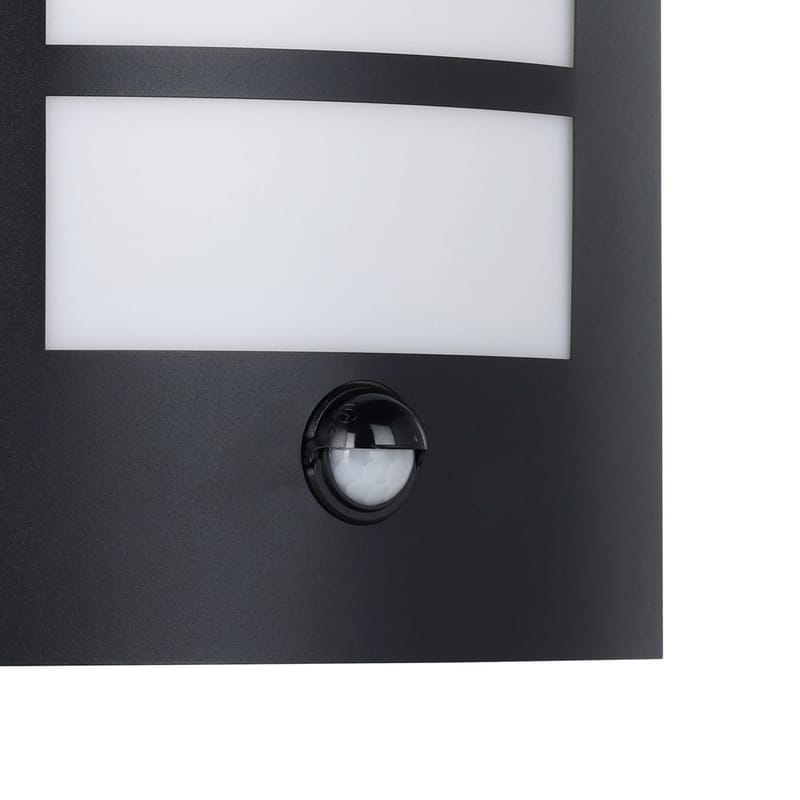 Udvendig væglampe City med sensor - Sort - Have - Udendørs miljø - Entré - Entrébelysning