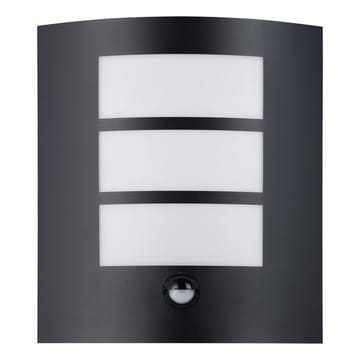 Udvendig væglampe City med sensor - Sort - Have - Udendørs miljø - Entré - Entrébelysning