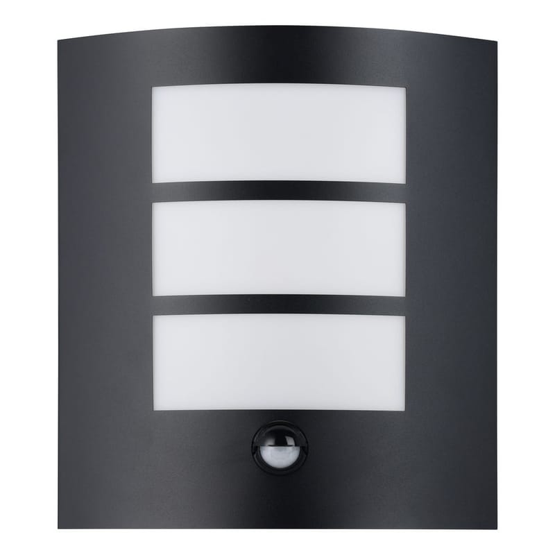 Udvendig væglampe City med sensor - Sort - Have - Udendørs miljø - Entré - Entrébelysning