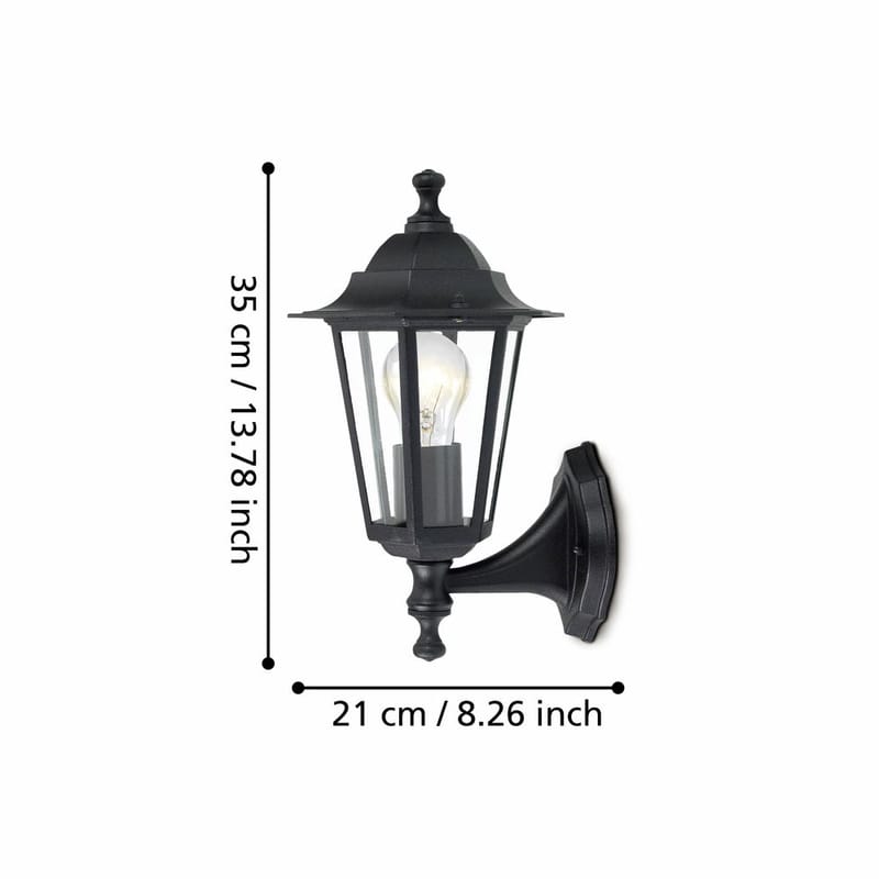 Udvendig væglampe Laterna - Topmonteret - Have - Udendørs miljø - Entré - Entrébelysning