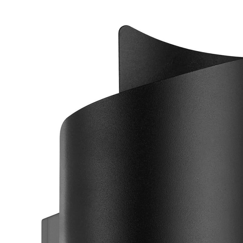 Udvendig væglampe Montarello - Sort - Have - Udendørs miljø - Entré - Entrébelysning