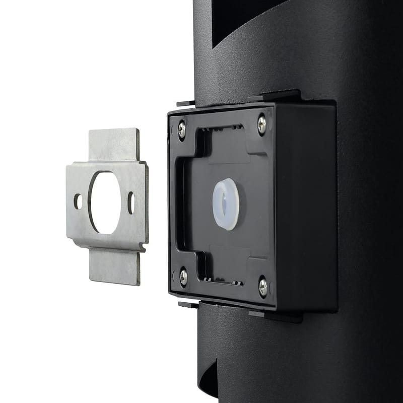 Udvendig væglampe Montarello - Sort - Have - Udendørs miljø - Entré - Entrébelysning