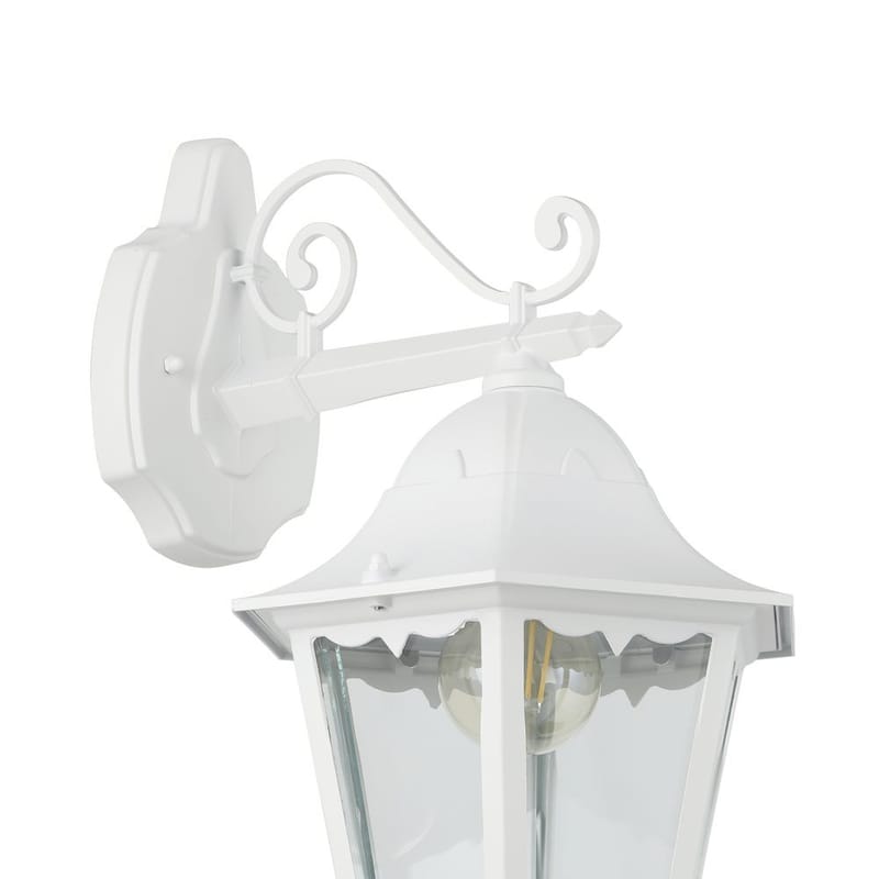 Udvendig væglampe Navedo Nedadrettet - Hvid - Have - Udendørs miljø - Entré - Entrébelysning