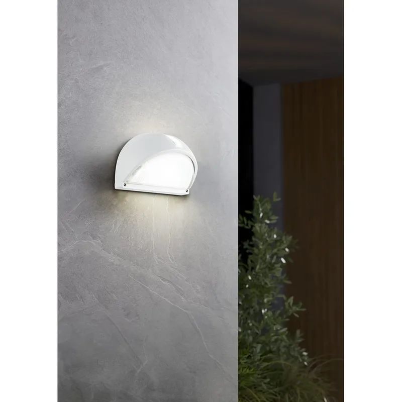 Udvendig væglampe Onja - Hvid - Have - Udendørs miljø - Entré - Entrébelysning