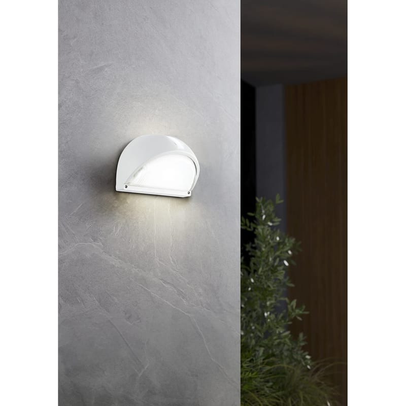 Udvendig væglampe Onja - Hvid - Have - Udendørs miljø - Entré - Entrébelysning