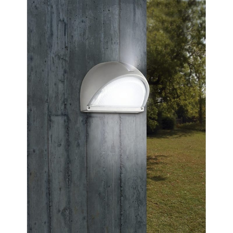 Udvendig væglampe Onja - Hvid - Have - Udendørs miljø - Entré - Entrébelysning