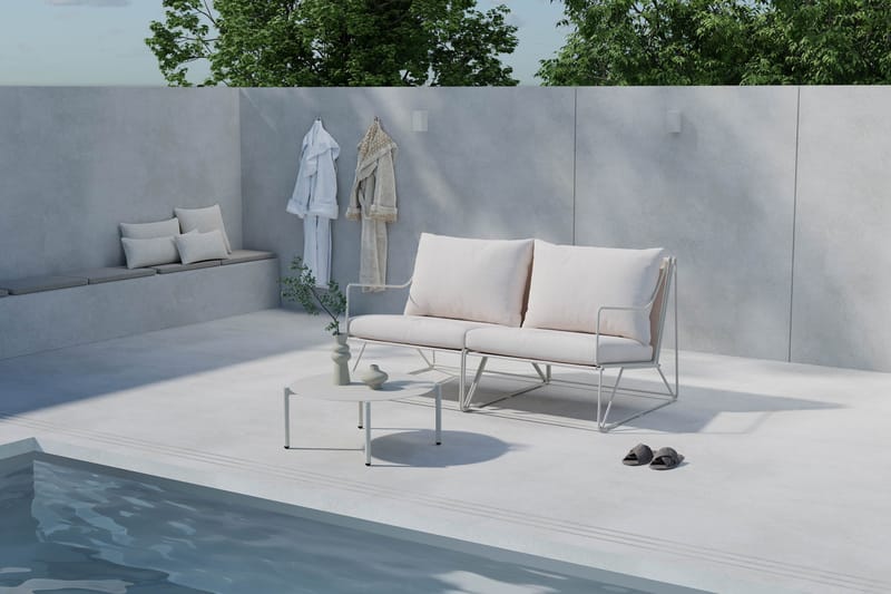 Usteryd Havesofa 2-personers med Usteryd Sofabord - Beige - Have - Udendørs miljø - Altan & terrasse - Altanmøbler