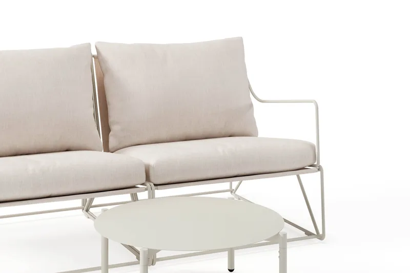 Usteryd Havesofa 2-personers med Usteryd Sofabord - Beige - Have - Udendørs miljø - Altan & terrasse - Altanmøbler