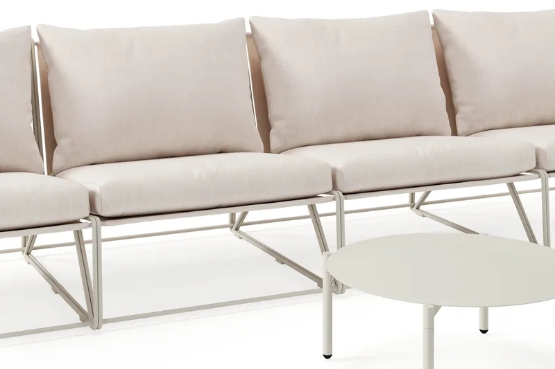 Usteryd Havesofa 4-personers med Usteryd Sofabord - Beige - Have - Udendørs miljø - Altan & terrasse - Altanmøbler