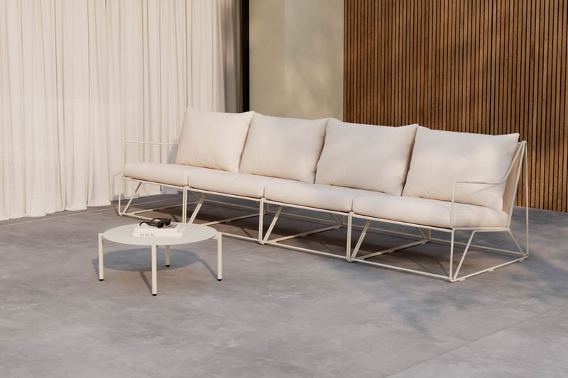 Usteryd Havesofa 4-personers med Usteryd Sofabord - Beige - Have - Udendørs miljø - Altan & terrasse - Altanmøbler