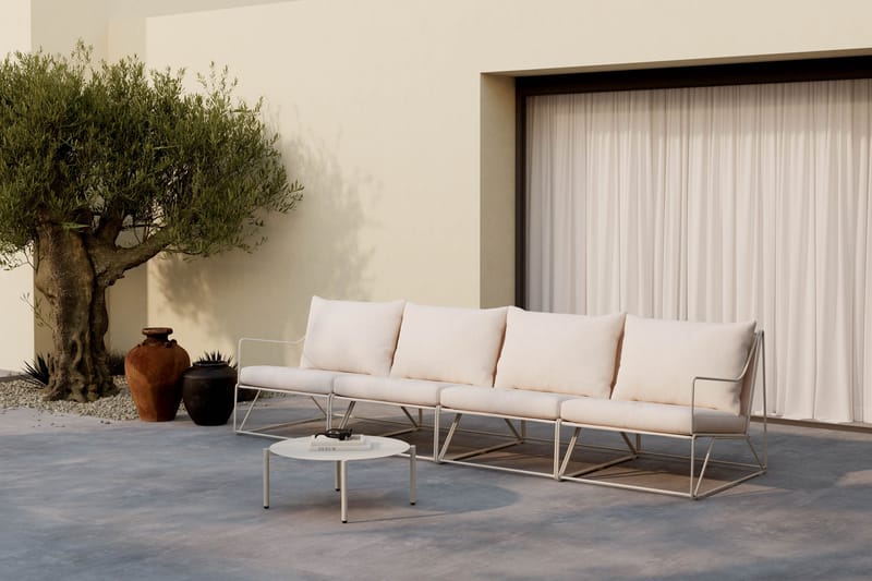 Usteryd Havesofa 4-personers med Usteryd Sofabord - Beige - Have - Udendørs miljø - Altan & terrasse - Altanmøbler