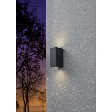 Væglampe Jabaga med 2 lamper - 15,5 cm - Have - Udendørs miljø - Entré - Entrébelysning